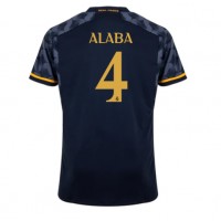 Real Madrid David Alaba #4 Vonkajší futbalový dres 2023-24 Krátky Rukáv